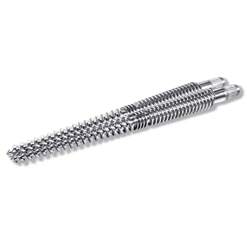 噛み合い円錐二軸ねじ